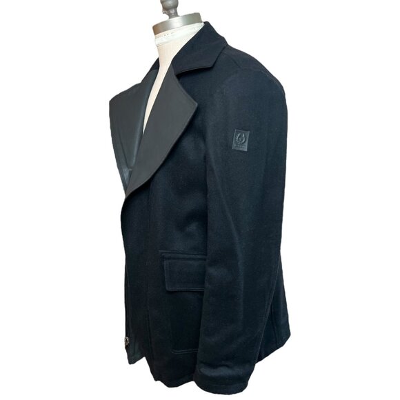 Belstaff Runway Sturry Black Reversible Men's Coat EU Size L NWT - Picture 3 of 12